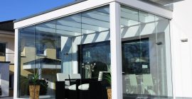 69607809 residential home with conservatory, exterior shot